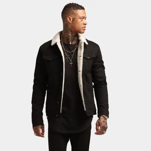 SAINT Sherpa Denim Jacket.